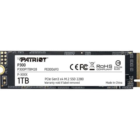 Накопитель SSD M.2 2280 1TB Patriot (P300P1TBM28) - Нулевой остаток (Feed) - Нулевой остаток (Feed)