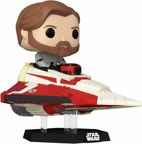 Фігурка Funko Star Wars OBI-Wan Kenobi in Delta 7 Jedi Starfighter фанко Обіван Кенобі Exclusive 641 - -