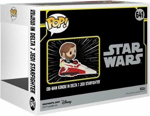 Фігурка Funko Star Wars OBI-Wan Kenobi in Delta 7 Jedi Starfighter фанко Обіван Кенобі Exclusive 641 - -