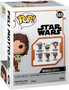Фигурка Funko Star Wars Mandalorian Peli Motto with Grogu Фанко Мандалорец Пели с Грогу 665