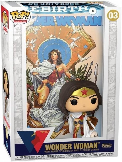 Фигурка Funko Pop Comic Cover 80th Wonder Woman Rebirth Чудо Женщина Фанко 03 - -