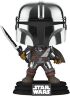 Фігурка Funko Star Wars: Mandalorian with Darksaber Фанко Мандалорець Темний меч (Glow, Exclusive) 491