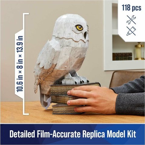 Пазл 4D Build Harry Potter Hedwig puzzle 3D картон Гарри Поттер Сова Букля Хедвиг 118 шт. - -