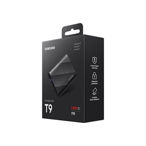 Накопитель SSD USB 3.2 1TB T9 Samsung (MU-PG1T0B/EU) - Нулевой остаток (Feed)  - Нулевой остаток (Feed) 