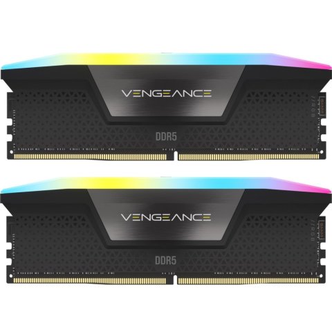 Модуль памяти для компьютера DDR5 64GB (2x32GB) 6000 MHz Vengeance RGB Corsair (CMH64GX5M2B6000C38) - Нулевой остаток (Feed) - Нулевой остаток (Feed)