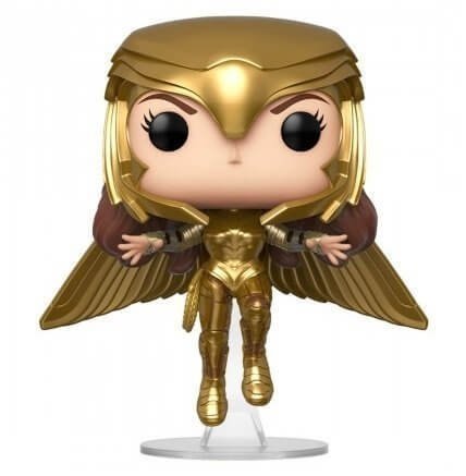 Фігурка Funko DC Wonder Woman Golden Armor flying фанко Чудо жінка 324 - -