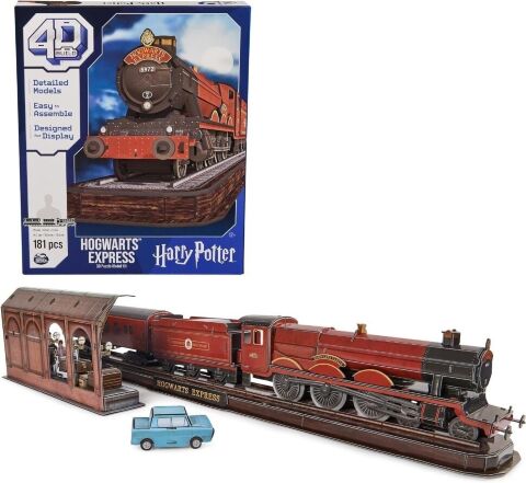 Пазл 4D Build Harry Potter Hogwarts Express puzzle 3D картон Гаррі Поттер Хогвартс Експрес 181 шт. - -
