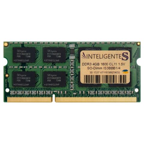 Модуль памяти для ноутбука SoDIMM DDR3 4GB 1600 MHz INTELIGENTES (IS3BBB1/4) - Модули памяти к ноутбукам  - Модули памяти к ноутбукам 