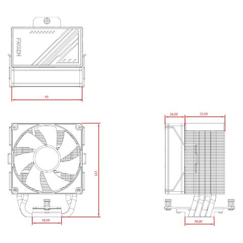 Кулер для процессора ID-Cooling FROZN A400 ARGB - Нулевой остаток (Feed)  - Нулевой остаток (Feed) 
