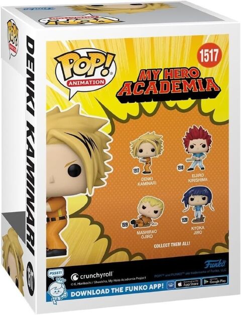 Фігурка Funko Animation My Hero Academia Denki Kaminari фанко Моя Геройська Академія 1517 - -