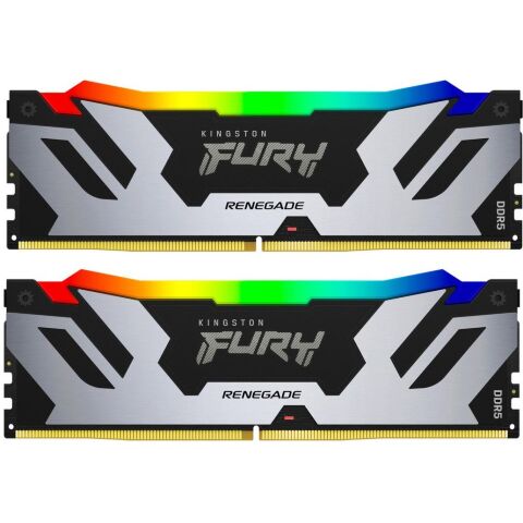 Модуль памяти для компьютера DDR5 96GB (2x48GB) 6400 MHz Renegade RGB XMP Kingston Fury (ex.HyperX) (KF564C32RSAK2-96) - Модули памяти для компьютера - Модули памяти для компьютера