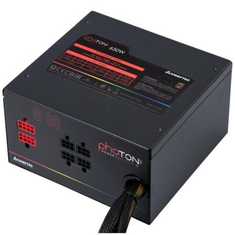 Блок питания Chieftec 650W (CTG-650C-RGB) - Нулевой остаток (Feed) - Нулевой остаток (Feed)
