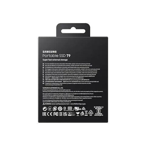 Накопитель SSD USB 3.2 2TB T9 Samsung (MU-PG2T0B/EU) - Нулевой остаток (Feed)  - Нулевой остаток (Feed) 