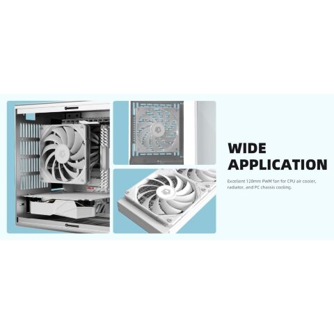 Кулер для корпуса ID-Cooling TF-12015-W - Нулевой остаток (Feed) - Нулевой остаток (Feed)