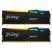 Модуль памяти для компьютера DDR5 32GB (2x16GB) 6000 MHz Beast RGB Kingston Fury (ex.HyperX) (KF560C30BBAK2-32) - Нулевой остаток (Feed) - Нулевой остаток (Feed)