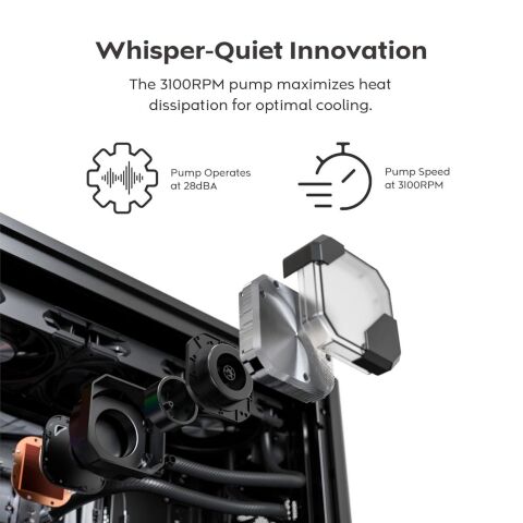 Система жидкостного охлаждения MONTECH HYPER FLOW SILENT 360 (B) - Системы водного охлаждения  - Системы водного охлаждения 