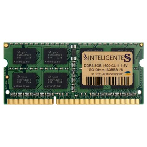 Модуль памяти для ноутбука SoDIMM DDR3 8GB 1600 MHz INTELIGENTES (IS3BBB1/8) - Модули памяти к ноутбукам  - Модули памяти к ноутбукам 