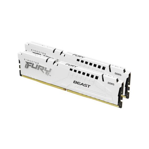 Модуль памяти для компьютера DDR5 32GB (2x16GB) 6000 MHz Beast White Kingston Fury (ex.HyperX) (KF560C36BWE2K2-32) - Модули памяти для компьютера  - Модули памяти для компьютера 