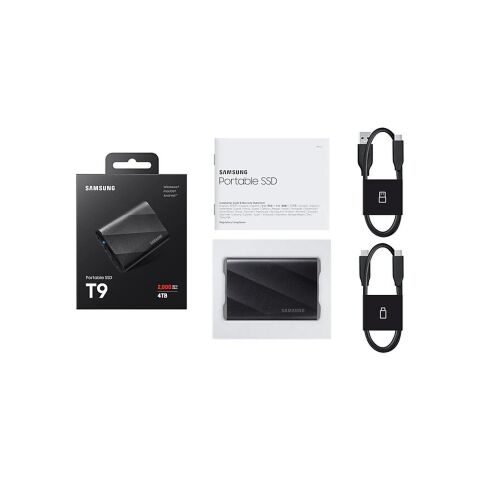 Накопитель SSD USB 3.2 4TB T9 Samsung (MU-PG4T0B/EU) - Нулевой остаток (Feed)  - Нулевой остаток (Feed) 