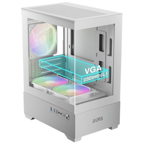 Корпус Gamdias AURA GC9M ARGB WH (4711514502534) - Нулевой остаток (Feed)  - Нулевой остаток (Feed) 