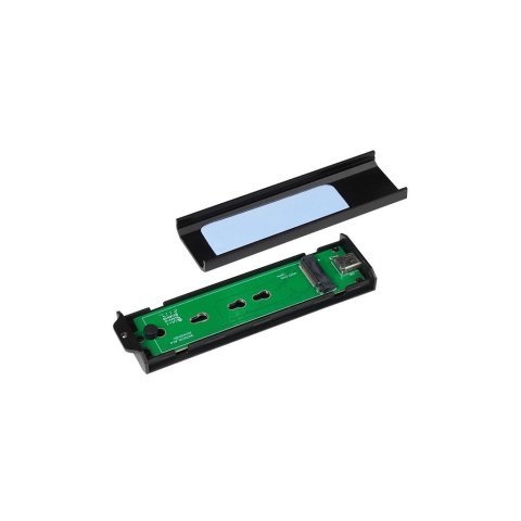 Карман внешний Chieftec M.2 PCIe NVMe/SATA SSD CEB-M2C-TLE USB 3.2 Gen2 Type-C Tool-Less Alum/Plastic (CEB-M2C-TLE) - Нулевой остаток (Feed) - Нулевой остаток (Feed)