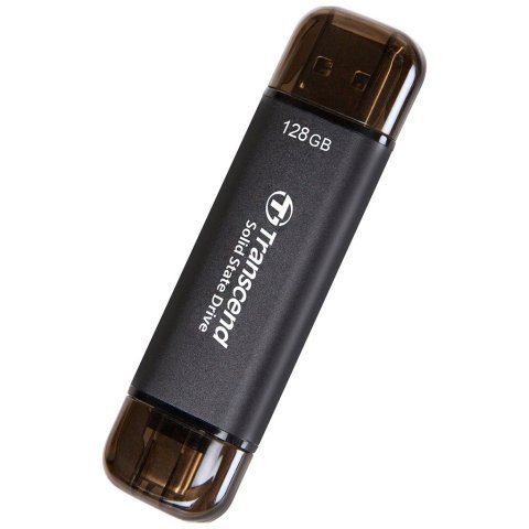 Накопитель SSD USB 3.2 128GB Transcend (TS128GESD310C) - Нулевой остаток (Feed) - Нулевой остаток (Feed)