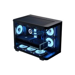 Корпус AeroCool P300C-G-BK-v1 Black (ACCS-PN02033.11)