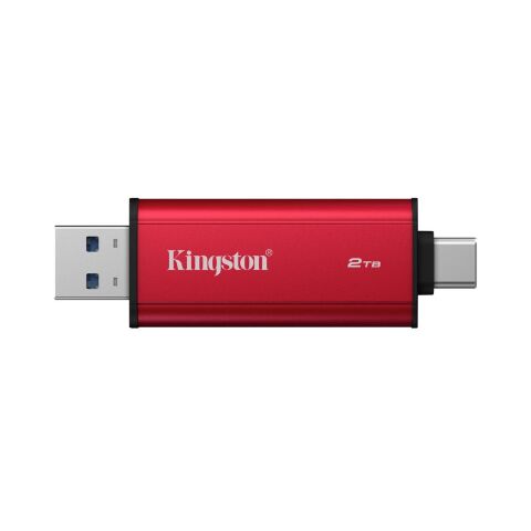 Накопитель SSD USB Type-C 2TB Dual Portable Kingston (SPSD/2TB) - Нулевой остаток (Feed)  - Нулевой остаток (Feed) 
