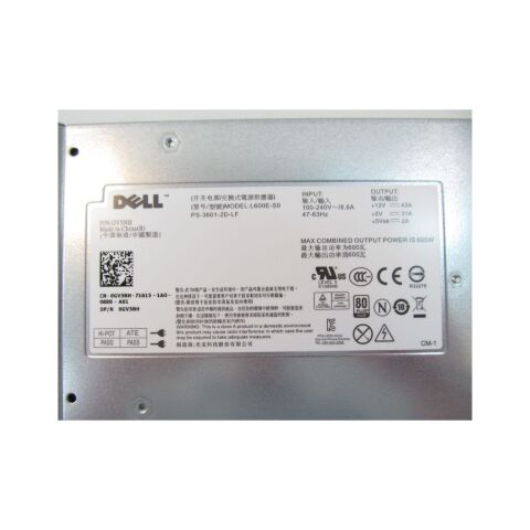 Блок питания Dell 600W H600E-S0, PS-3601-2D-LF T307M REF (# GV5NH/REF #) - Блоки питания - Блоки питания