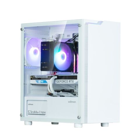 Корпус для ПК Zalman T4 Plus (T4PLUSWHITE) - Нулевой остаток (Feed) - Нулевой остаток (Feed)