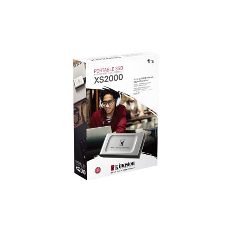 Накопитель SSD USB Type-C 1TB XS2000 Kingston (SXS2000/1000GA) - Нулевой остаток (Feed)  - Нулевой остаток (Feed) 