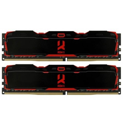 Модуль памяти для компьютера DDR4 16GB (2X8GB) 3200 MHz IRDM X Black Goodram (IR-X3200D464L16SA/16GDC) - Нулевой остаток (Feed) - Нулевой остаток (Feed)