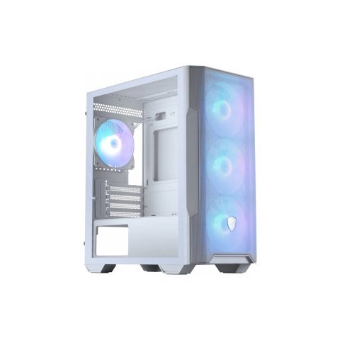Корпус MSI MAG FORGE M100R WHITE - Нулевой остаток (Feed)  - Нулевой остаток (Feed) 