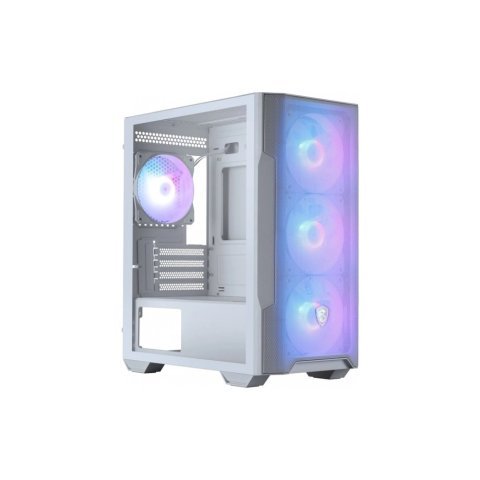 Корпус MSI MAG FORGE M100R WHITE - Нулевой остаток (Feed)  - Нулевой остаток (Feed) 