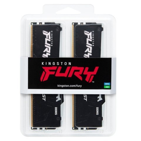 Модуль памяти для компьютера DDR5 64GB (2x32GB) 5600 MHz Beast RGB Kingston Fury (ex.HyperX) (KF556C36BBEAK2-64) - Нулевой остаток (Feed) - Нулевой остаток (Feed)