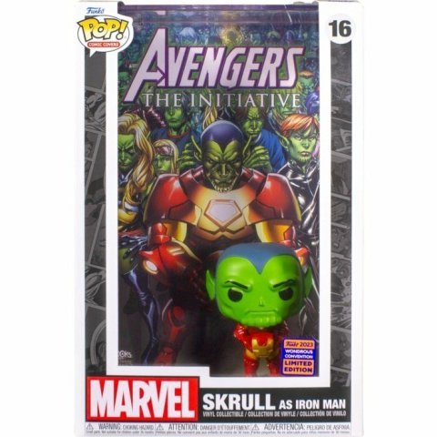 Фігурка Funko Marvel Comic Covers Skrull as Iron Man фанко Скрул (Funko 2023 Limited Edition) 16 - -