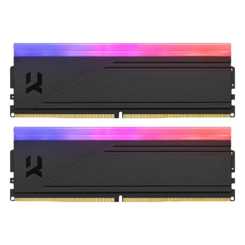 Модуль памяти для компьютера DDR5 32GB (2x16GB) 6000 MHz IRDM RGB Black Goodram (IRG-60D5L30S/32GDC) - Нулевой остаток (Feed) - Нулевой остаток (Feed)