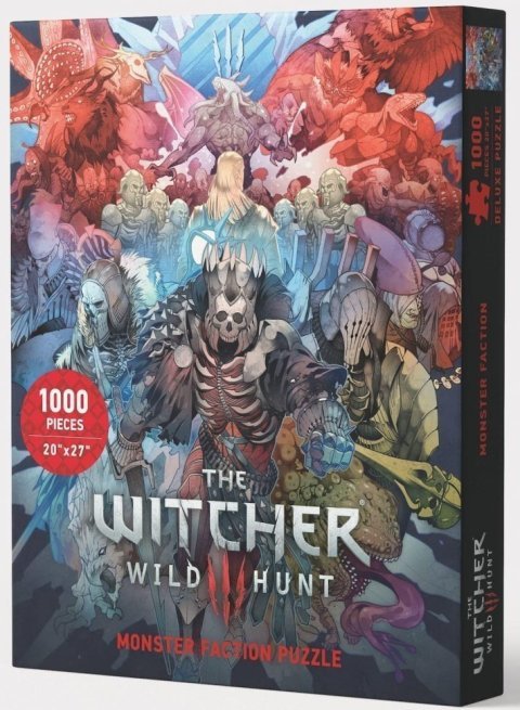 Пазл Ведьмак Dark Horse Comics The Witcher 3: Wild Hunt Monster Faction Puzzle 1000 шт. - -