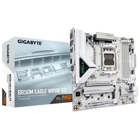 Материнская плата GIGABYTE B850M EAGLE WF6E ICE - Системные (материнские) платы - Системные (материнские) платы