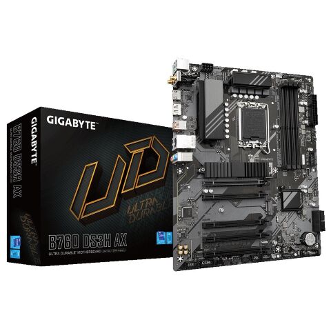Материнская плата GIGABYTE B760 DS3H AX - Нулевой остаток (Feed) - Нулевой остаток (Feed)