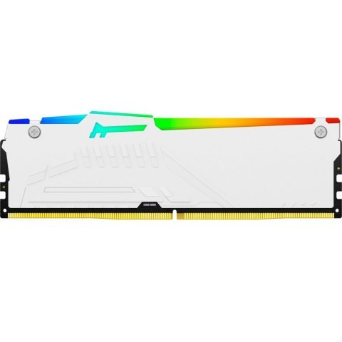Модуль памяти для компьютера DDR5 32GB 5200 MHz Beast White RGB Kingston Fury (ex.HyperX) (KF552C36BWEA-32) - Нулевой остаток (Feed) - Нулевой остаток (Feed)