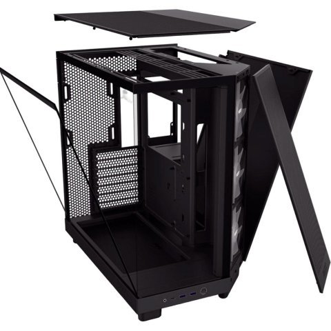 Корпус NZXT H6 Flow RGB All Black (CC-H61FB-R1) - Нулевой остаток (Feed) - Нулевой остаток (Feed)