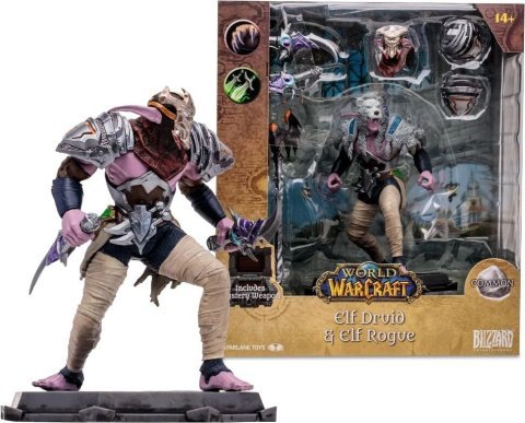 Фігурка McFarlane World of Warcraft Elf Druid Rogue Варкрафт Ельф Друїд Розбійник - -