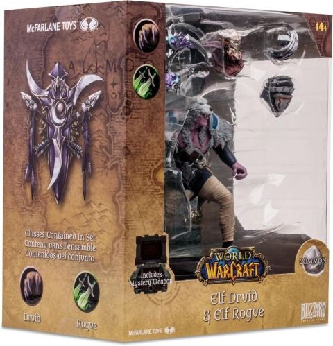 Фігурка McFarlane World of Warcraft Elf Druid Rogue Варкрафт Ельф Друїд Розбійник - -
