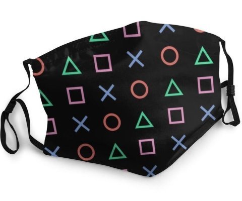 Маска защитная для лица Controller Buttons + 2 угольных фильтра -   -  