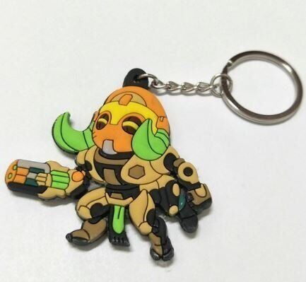 Брелок 3D Овервотч Overwatch Двосторонній об'ємний - Orisa -   -  