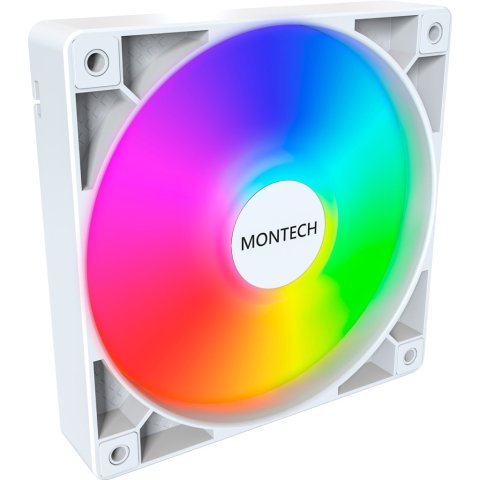Кулер для корпуса MONTECH GF120 PWM WHITE - Нулевой остаток (Feed) - Нулевой остаток (Feed)