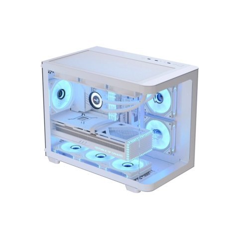 Корпус AeroCool P300C-G-WT-v1 White (ACCS-PN02033.21) - Нулевой остаток (Feed) - Нулевой остаток (Feed)