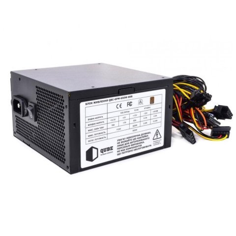 Блок питания Qube 650W (QBC-GPM-650W-80BBulk) - Нулевой остаток (Feed) - Нулевой остаток (Feed)