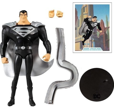 Фігурка McFarlane DC Multiverse Animated Superman (Black Suit) Супермен 18 см. - -